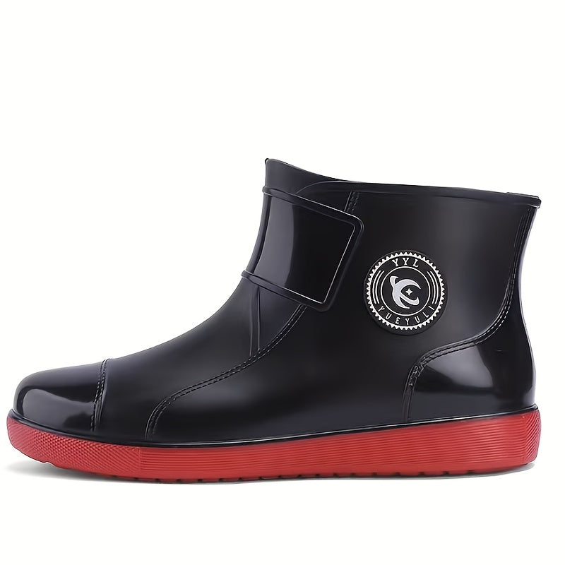 Women's Waterproof Medium Tube Rain Boots Comfortable Non-slip Outdoor Boots