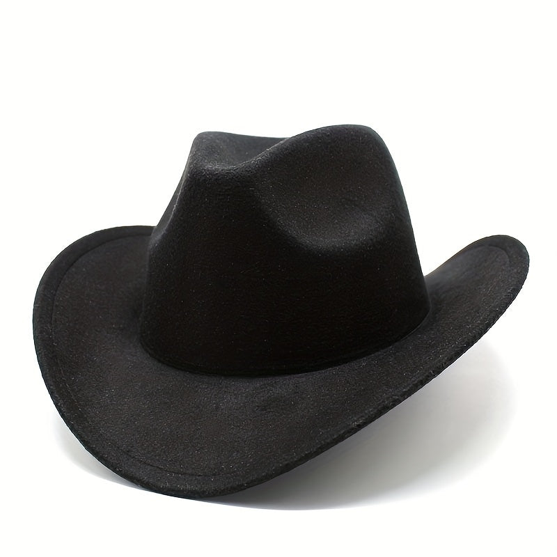 Men's European American Solid Wool Jazz Hat British Style Top Hat