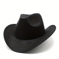 Men's European American Solid Wool Jazz Hat British Style Top Hat