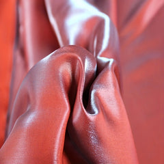 Dark Red Gradient Glass Silk Cotton Fabric Smooth Draping Shirt Dress DIY
