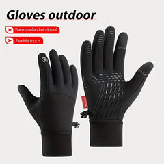 Winter Sports Velvet Gloves Non-slip Touch Screen Cycling Cold