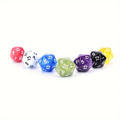 1PC D20 Gaming Dice 20 sided Dice Number 1-20 RPG Game