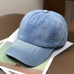 Men's Denim Baseball Cap Jeans Snapback Cap Casquette Plain Bone Hat Gorras