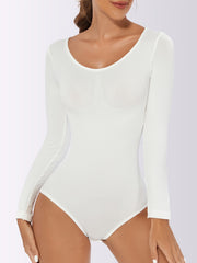 Women's Long Sleeve Tummy Control Butt Lifter Body Shaper