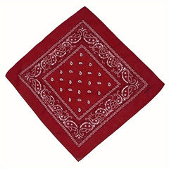 Hip hop Style Cashew Flower Square Scarf Street Scarf vintage Headband