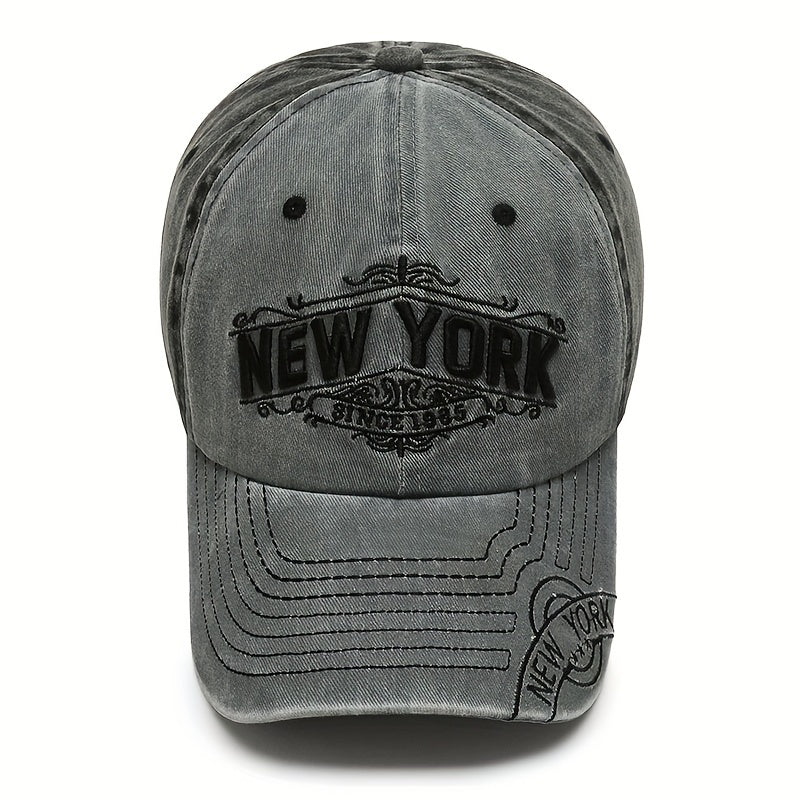 Vintage New York Embroidered Baseball Cap