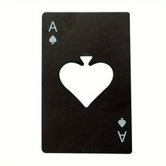 Poker Shaped Steel Beer Bottle Opener for Throwing Practice