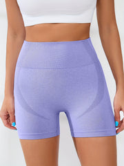 High Waist Workout Shorts High Stretch Hip Lifting Sports Running Shorts