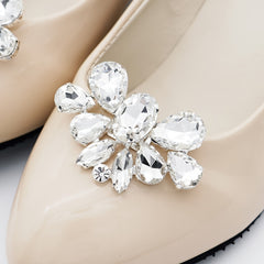 Crystal Shoe Clips Rhinestone Shoe Buckles DIY Decoration Wedding Party