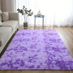 Tie Dye Soft Shaggy Rug 4x6 Feet