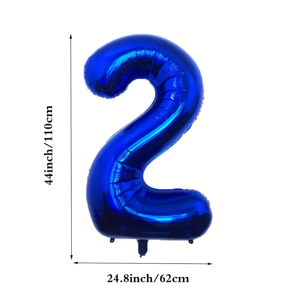 42 Inch Navy Number Balloons 0-9 Large Royal Mylar Foil Helium Dark Number Ballo
