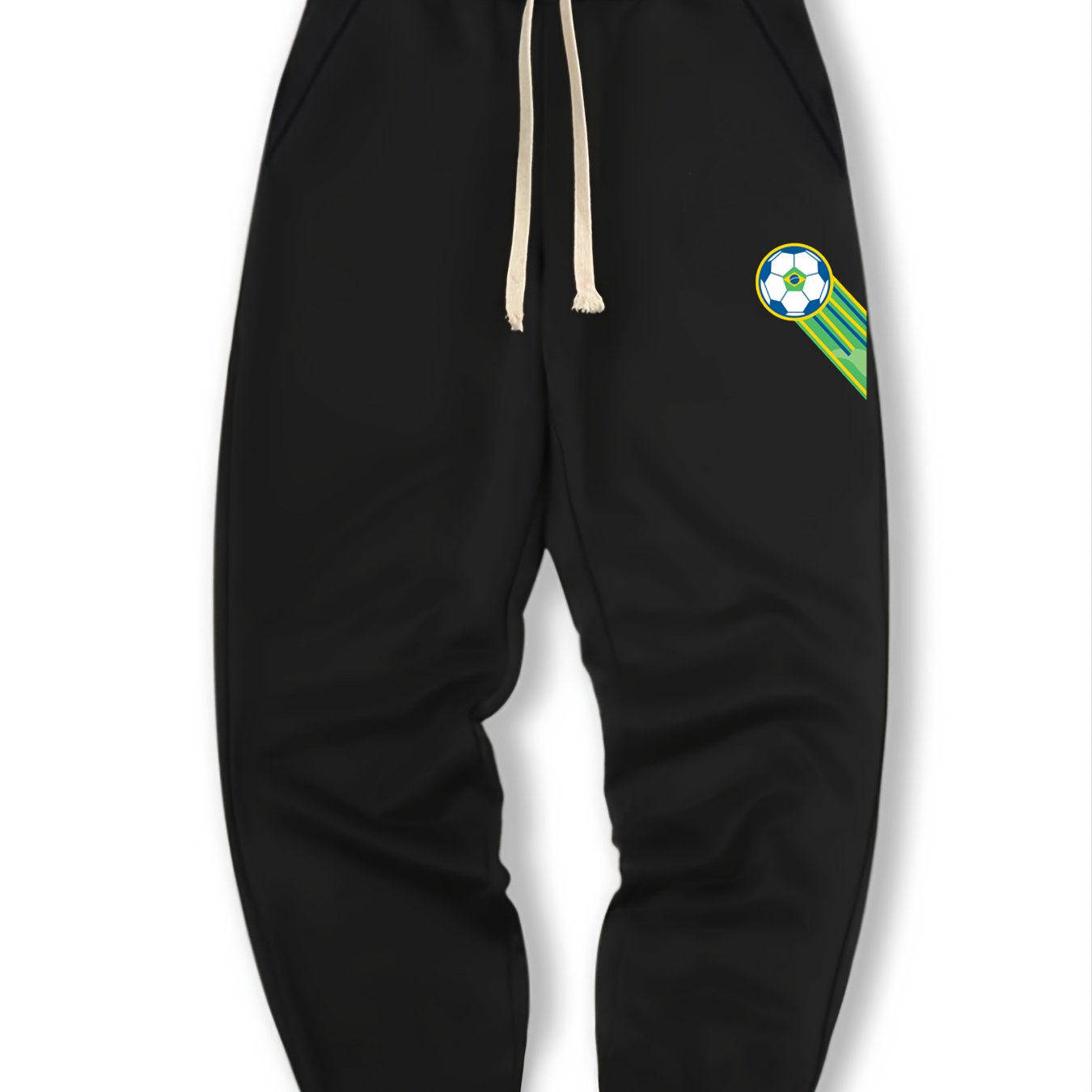 Men's Football Print Drawstring Sweatpants