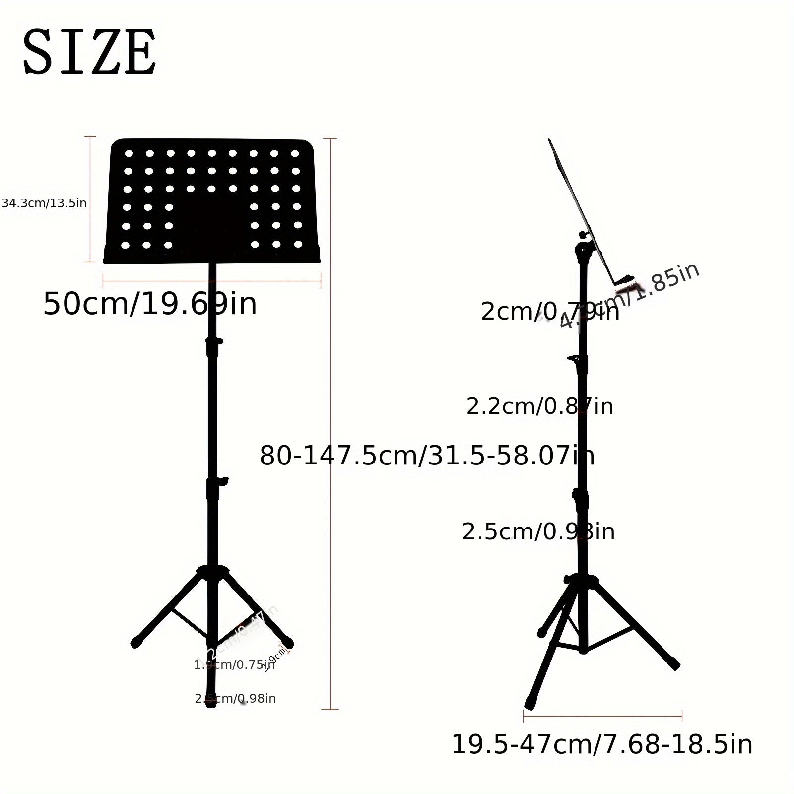 Music Stand Punching Single Layer Foldable Lifting Bracket Macaron
