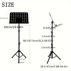 Music Stand Punching Single Layer Foldable Lifting Bracket Macaron