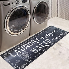 Farmhouse Laundry Room Runner Rug Non Slip Mat