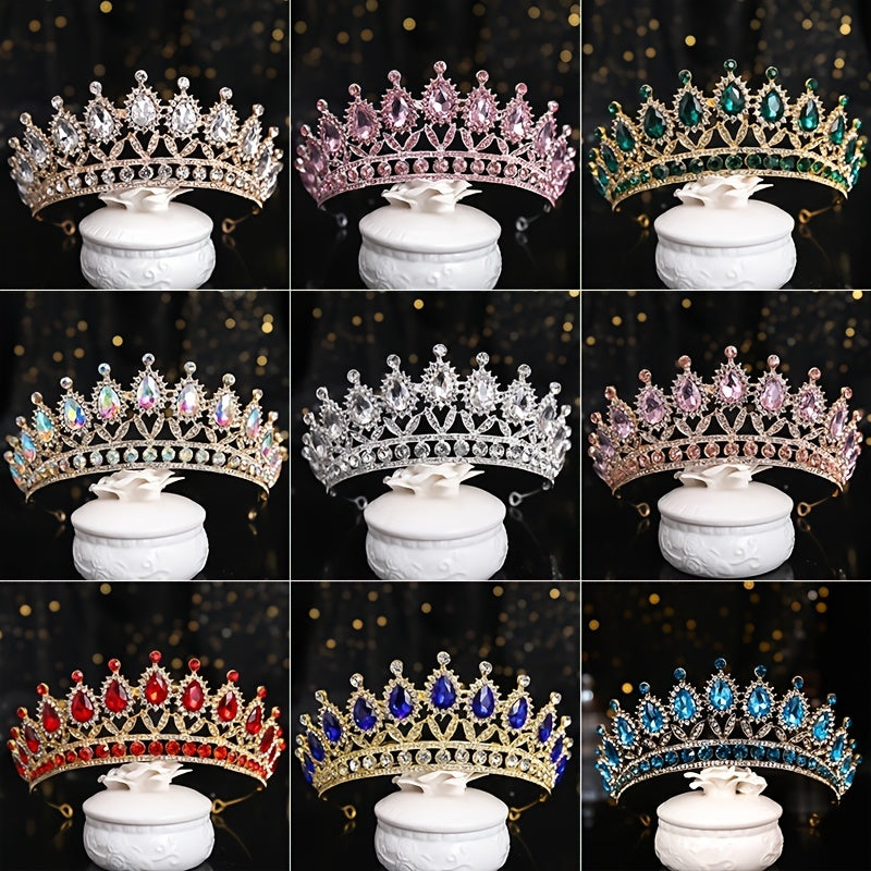Vintage Crystal Tiara Wedding Bridal Hair Accessories