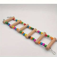Colorful Beaded Bird Climbing Ladder Parrot Chew Toy