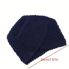 Vintage Knitted Beanie Warm Hat for Women