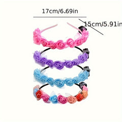 Luminous Flower Wreath Headgear for Party & Birthday