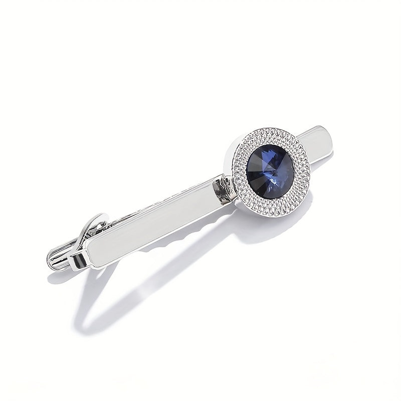 Men's Rhinestone Tie Clip