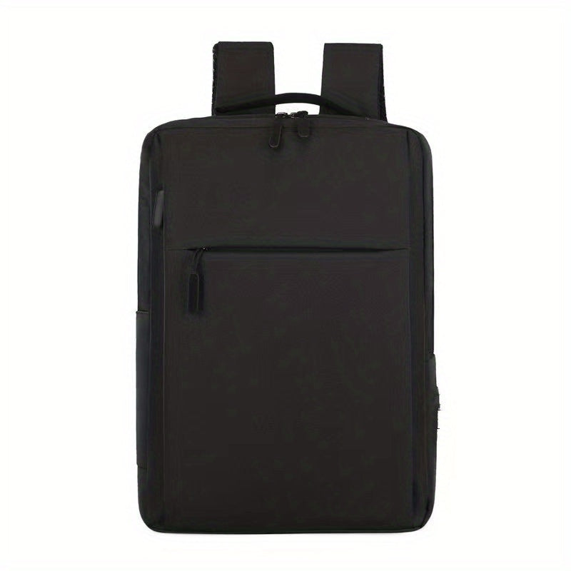Casual Minimalist Laptop Backpack Solid All Match Storage Work Bag