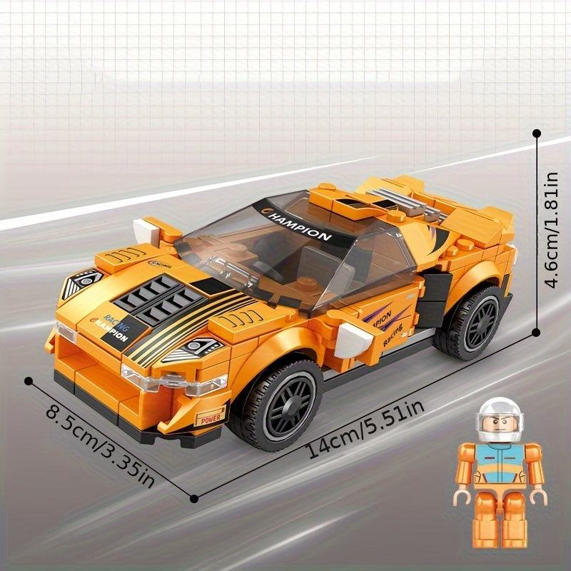 Building Blocks Racing Models Interior Decorations Christmas