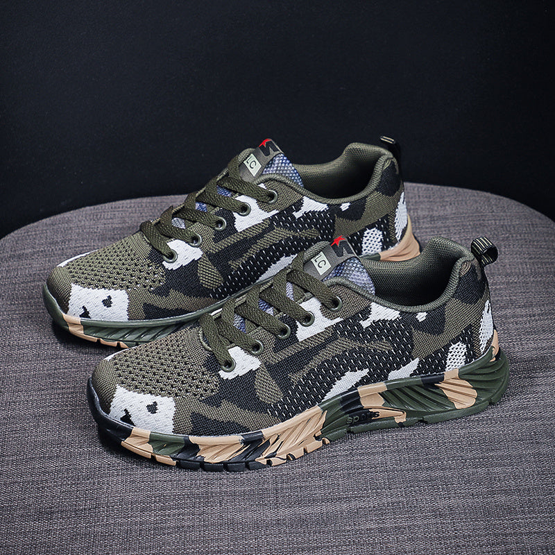Men's Camo Lightweight Running Shoes Breathable Outdoor Sneakers