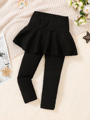 Girls Leggings with Ruffle Tutu Skirt for Autumn & Spring