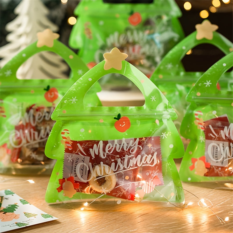 10pcs Christmas Gift Bags for Birthdays Parties Reusable Packaging