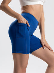 High Stretch Biker Shorts High Waist Workout Comfort Fitness Shorts