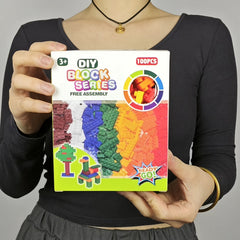 100pcs Building Block Set Random Colors DIY Gift Halloween Thanksgiving