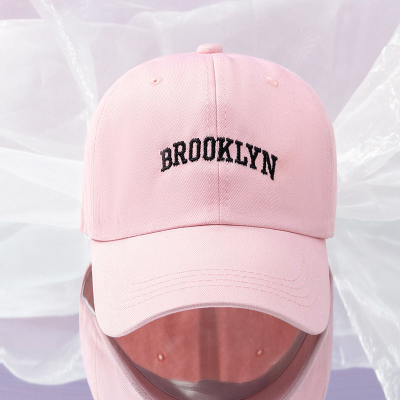 Letter Embroidered Baseball Cap