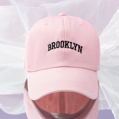 Letter Embroidered Baseball Cap