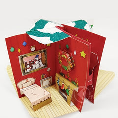 Christmas Pop up Book Greeting Card DIY