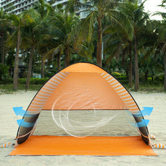 UPF 50 Pop Up Beach Tent Sun Shelter Outdoor Park And Beach