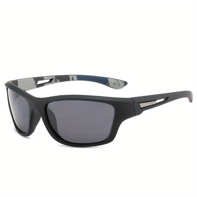 Sun Protection Square Frame Sports Sunglasses Colorful Lens PC Sports Glasses