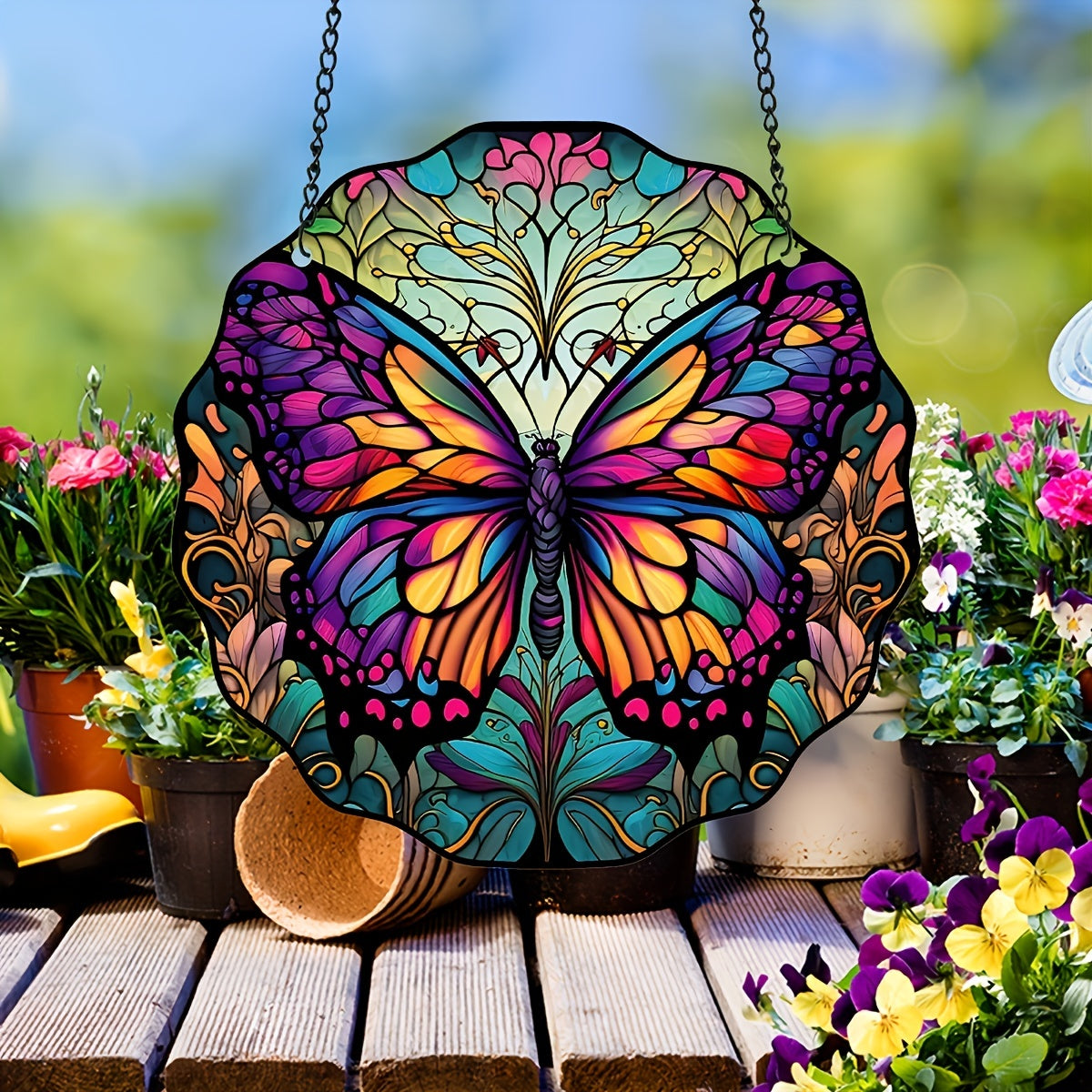 Butterfly Hanging Window Decor Sun Catcher for Nature Lover - Fall Decor
