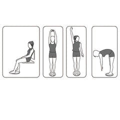 Waist Training And Foot Massage Twisting Board for Fitness and Weight Loss