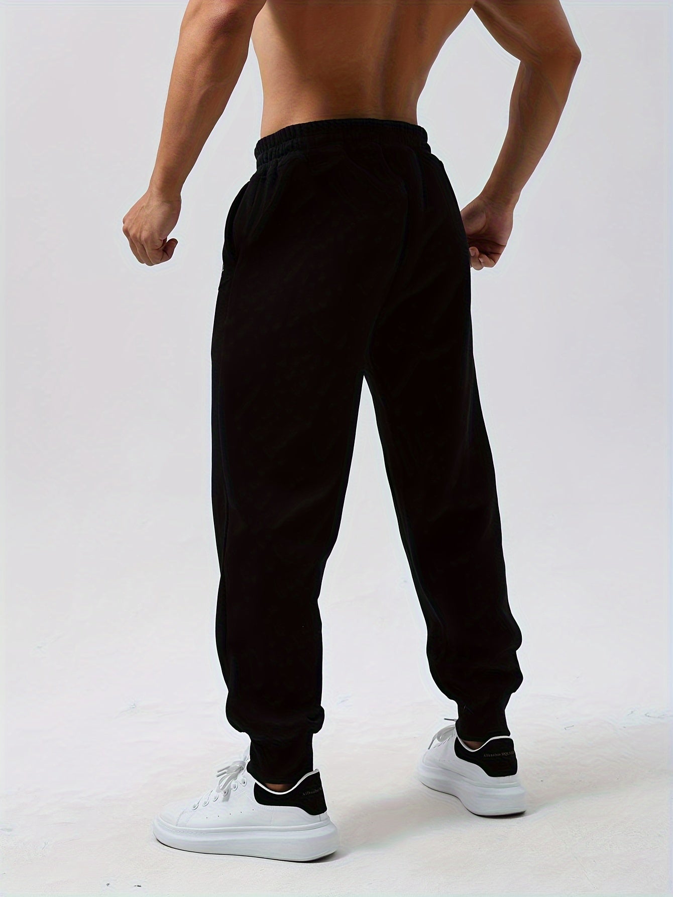 Men's Drawstring Sweatpants Pocket Casual Jogger Pants