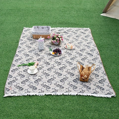 Waterproof Rose Dyed Picnic Mat for Outdoor Activities