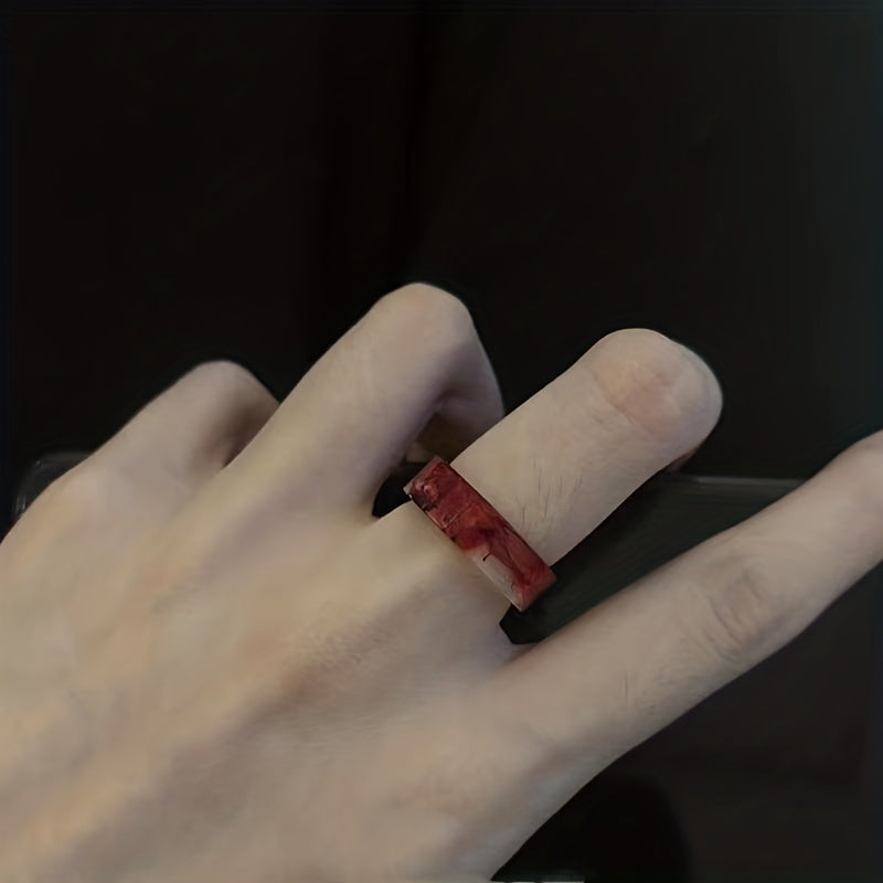 Halloween Ghost Blood Stained Ring in Various Sizes