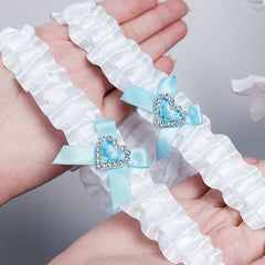 Butterfly Rhinestone Bridal Garters Set