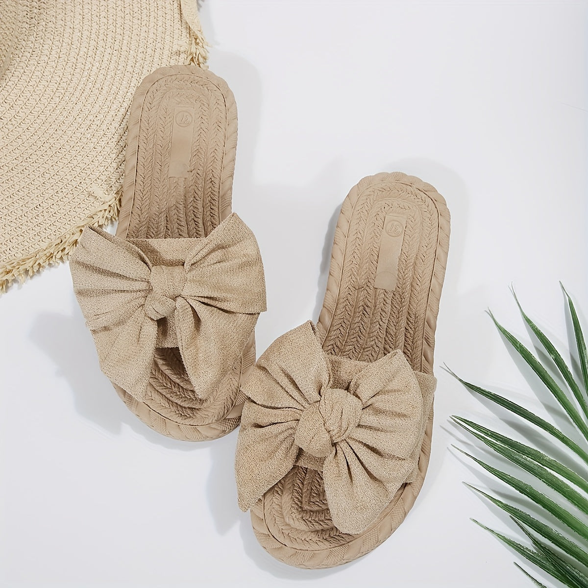 Chic Bowknot Slippers Women's Casual Outdoor Sandals