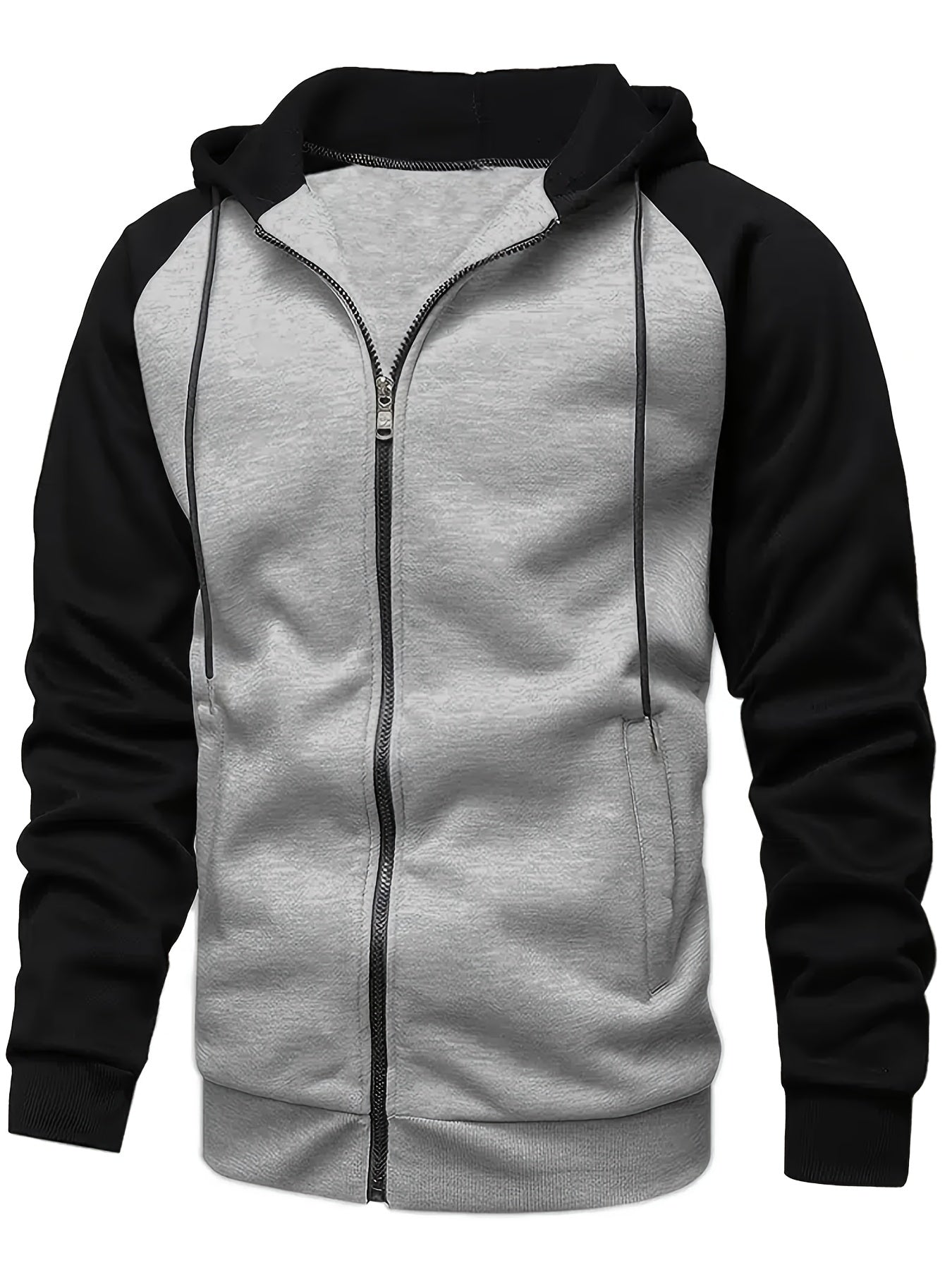 Men's Hooded Cardigan Fleece Top Coat