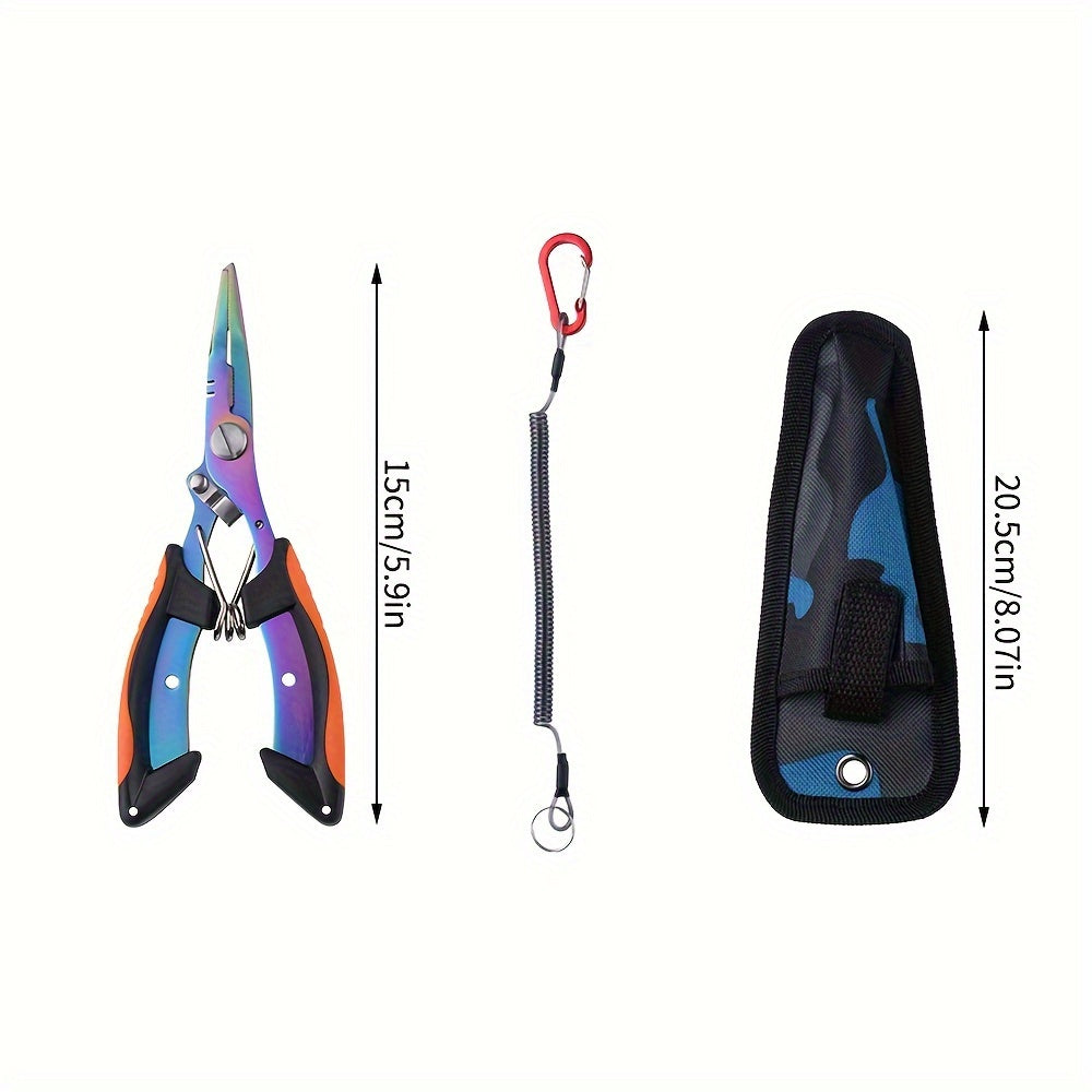 Stainless Steel Fish Controller Set Fish Lip Gripper Fishing Tool