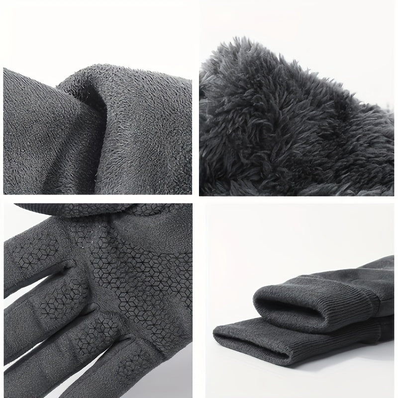 Deer Riding Gloves Winter Outdoor Touch Screen Windproof Cycling Accessories