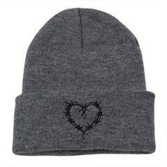 Heart shaped Knitted Hat Hip hop Hat Beanie Hat For Men And Women