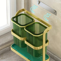 Kitchen Knives & Chopsticks Storage Cage Wall Mounted Cutlery Organizer