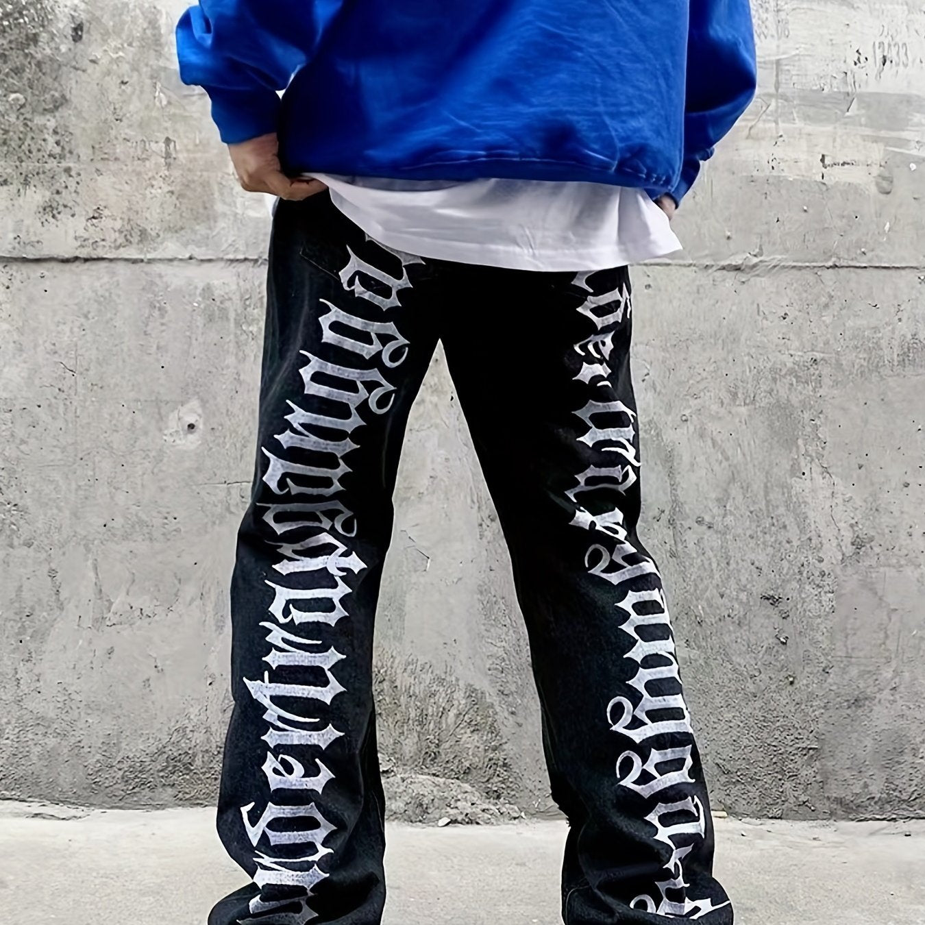 Men's Ripped Jeans Casual Denim Pants