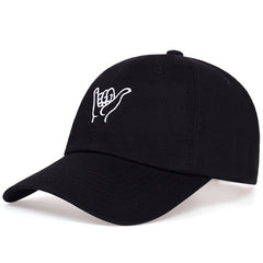 Men's Finger Embroidered Baseball Cap